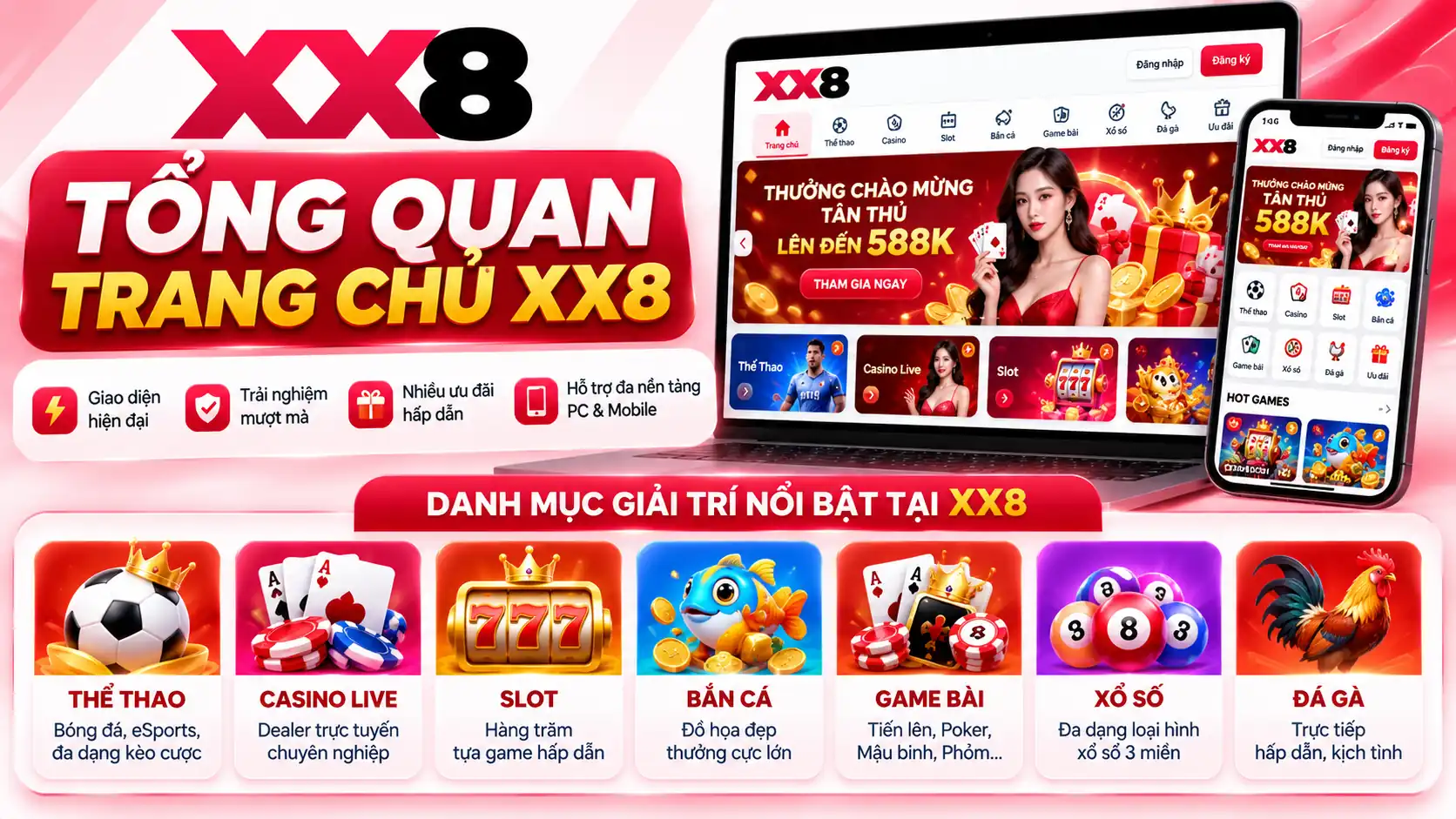 Tổng Quan Trang Chủ XX8